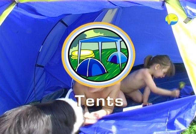 Video Naturist Freedom Tents - family naturism outdoor [ギャラリーヌーディズム]